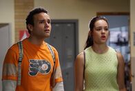 The Goldbergs – Troy Gentile (Barry Goldberg), Hayley Orrantia (Erica Goldberg).