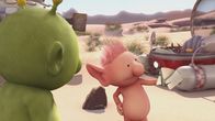 Q Pootle 5 – Pootle und Oopsy haben ein leckeres Stück Stinkekäse.