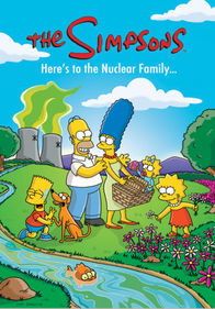 Die Simpsons – (17. Staffel) - Die chaotische Familie Simpson: Marge (M.), Homer (2.v.l.), Lisa (r.), Bart (l.), Maggie (2.v.r.) ...