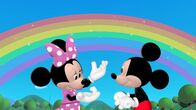 Micky Maus Wunderhaus – MICKEY MOUSE CLUBHOUSE - "Minnie's Rainbow" - When a rainbow appears over the Clubhouse, Minnie and friends set out to find the pot of gold and the leprechaun who guards it at the rainbow's end. Pete the Leprechaun tries to stop the Sensational Six from finding his gold, but when he misplaces his pot, the gang, along with viewers at home, helps him find it, on Playhouse Disney's "Mickey Mouse Clubhouse," SATURDAY, MARCH 7 (9:00-9:30 a.m. ET/PT). (DISNEY CHANNEL) MINNIE MOUSE, MICKEY MOUSE