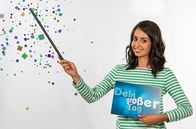 Dein großer Tag – Moderatorin Muschda Sherzada überrascht die jungen Menschen zuhause und begleitet sie auf dem aufregenden Weg zur Erfüllung ihres Traums.