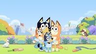 Bluey – L-R: Bingo, Bandit, Bluey, Chilly