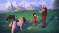 Heidi – Heidi möchte auch ein Geißen-General werden, wie Peter.