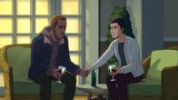 Pantheon – Cody Lowell (l.); Ellen Kim (r.)