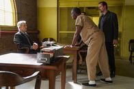 Navy CIS – L-R: Leroy Jethro Gibbs (Mark Harmon), Ray Jennings (Charlie Robinson), Sean Murray (Timothy McGee).