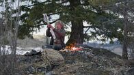 Alaskan Bush People – Matt Brown works on a coffee maker.
