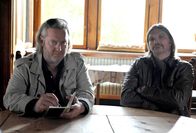 SOKO Donau – (v.li.) Gregor Seberg (Helmuth Nowak), Stefan Jürgens (Carl Ribarski).
