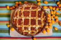 Zu Tisch ... – Pasta Flora – Kuchen mit Kumquat-Marmelade
