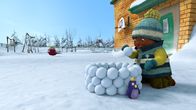 Snowsnaps' Winterspiele – Jonas versucht mit allen Mitteln, Kiki von ihrem Schluckauf zu befreien.