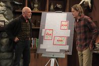Last Man Standing – Bei Outdoor Man steht Kyle (Christoph Sanders, r.) kurz vor dem Rauswurf. Denn immer wenn er Dienst hat, verschwinden überdurchschnittlich viele Produkte. Sein Chef Ed (Hector Elizondo, l.) vermutet, dass er ein Dieb ist ...