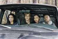 MacGyver – Riley Davis (Tristin Mays), MacGyver (Lucas Till), Desi (Levy Tran) und Wilt Bozer (Justin Hires)