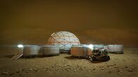 Das Rätsel des Eismonds – Eine bemannte Mission auf Titan setzt leichte und selbstmontierende Unterkünfte voraus. Die Entwickler testen zurzeit verschiedene Modelle.