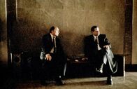 Zivilprozess – L-R: Jerome Facher (Robert Duvall), Jan Schlichtmann (John Travolta)