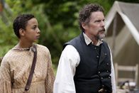 The Good Lord Bird – L-R: Joshua Caleb Johnson as Onion and Ethan Hawke as John Brown