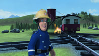 Feuerwehrmann Sam – Der Wasserspeicher hat plötzlich Feuer gefangen. Zum Glück ist Feuerwehrmann Sam gleich zur Stelle.