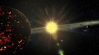 Strip the Cosmos – In einem sehr frühen Entwicklungsstadium unseres Sonnensystems begannen sich die Planeten, wie wir sie heute kennen, erst aus glühenden Gesteinen zu bilden.