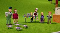 Feuerwehrmann Sam – Gemeinsam mit den Kindern bereiten Mike und Joe die Drohnen-Show vor.