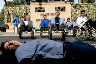 Scrubs - Die Anfänger – Zach Braff (John 'J.D.' Dorian), John C.McGinley (Dr. Perry Cox).