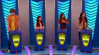 Victorious – L-R: Sinjin Van Cleef (Michael Eric Reid), Cat Valentine (Ariana Grande), Trina Vega (Daniella Monet), Tori Vega (Victoria Justice)