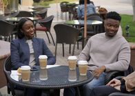 Navy CIS: L.A. – FBI Special Agent Summer Morehurst (Ashlei Sharpe Chestnut, l.); Devin Rountree (Caleb Castille, r)