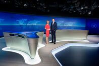 Tagesthemen – L-R: Caren Miosga und Ingo Zamperoni