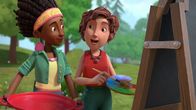 Paddingtons Abenteuer – v.li.: Sofia, Mrs. Brown