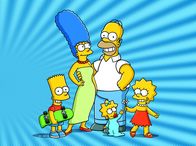 Die Simpsons – Eine ganz besondere Familie: Maggie (vorne), Marge (2.v.l.), Homer (2.v.r.), Bart (l.) und Lisa Simpson (r.) ...
