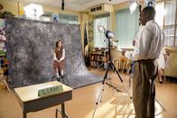 Young Sheldon – L-R: Missy Cooper (Raegan Revord), Marcus (Rodney J. Hobbs).