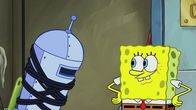 SpongeBob Schwammkopf – L-r: Trash bot, SpongeBob