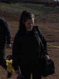 American Detective – CSI and police officers at crime scene