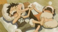 One Piece – L-R: Ace, Luffy