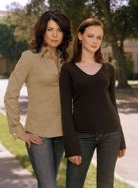 Gilmore Girls – v.li.: Lorelai Gilmore (Lauren Graham), Lorelai 'Rory' Leigh Gilmore (Alexis Bledel)