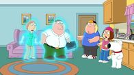 Family Guy – (v.l.n.r.) Lois Griffin; Peter Griffin; Chris Griffin; Meg Griffin; Brian Griffin