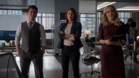 Bull – L-R: Benny Colón (Freddy Rodríguez), Taylor Rentzel (MacKenzie Meehan), Marissa Morgan (Geneva Carr)