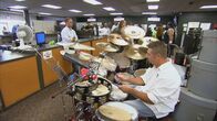Hardcore Pawn – Playing drums.