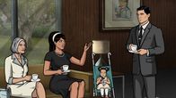 Archer – v.l.n.r.) Malory Archer; Lana Kane; A.J.; Sterling Archer