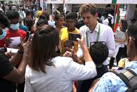 Reporter – Schach-Grossmeister Nico fühlt sich in Chennai als Superstar.
