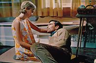Rosemaries Baby – Mia Farrow als "Rosemary Woodhouse" und John Cassavetes als "Guy Woodhouse"