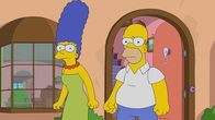 Die Simpsons – Marge (l.); Homer (r.)