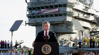 Die 2000er – Die 2000er Präsident Bush führte in den 2000er Jahren einen globalen Krieg gegen den Terror. Copyright: SRF/CNN/ASSOCIATED PRESS