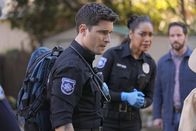9-1-1: Lone Star – 9-1-1 LONE STAR: L-R: Ronen Rubinstein and Gina Torres in the "Double Trouble" episode of 9-1-1 LONE STAR airing Tuesday, Apr 4 (8:00-9:01 PM ET/PT) on FOX.