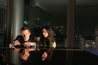 Geld.Macht.Liebe – Johannes Zirner (Frank von Rheinberg), Milena Karas (Grace Chang).