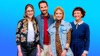 ZIB KiDS – (v.li.): Lena Großmann, Paul Fleischanderl, Fanny Stapf, Esther Csapo.
