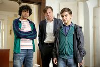 Die Detektive – (v.li.) Serkan Kaya (Ronnie Galafinides), Johannes Zirner (Felix Kukla), Juri Zanger (Anatol Steiner).