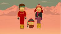South Park – L-R: Thumper, Stan, "dorky girl"