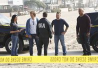 Navy CIS: L.A. – Als ein afghanischer Soldat, der in den USA gerade ausgebildet wurde, ermordet wird, beginnen Callen (Chris O'Donnell, 2.v.r.), Sam (LL Cool J, r.), Deeks (Eric Christian Olsen, 2.v.l.) und Kensi (Daniela Ruah, l.) sofort mit den Ermittlungen ...