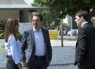 Criminal Minds – Als ein Scharfschütze in Dallas zuschlägt, ermittelt Hotch (Thomas Gibson, r.), Rossi (Joe Mantegna, M.) und Agent Tanya Mays (Eva Larue, l.), um den Täter schnellstmöglich zu fassen ...