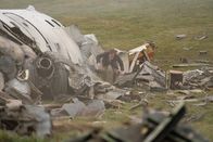 Mayday - Alarm im Cockpit – REENACTMENT - William McGrory (played by Benjamin James), a survivor of downed Ansett New Zealand Flight 703 stumbles out of the plane's wreckage. (Cineflix 2020/Darren Goldstein)