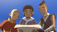 Avatar - Herr der Elemente – L-R: Aang, Katara, Sokka