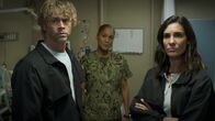 Navy CIS: L.A. – (v.l.n.r.) Marty Deeks (Eric Christian Olsen); Captain Emily Carnes (Nikki Crawford); Kensi Blye (Daniela Ruah)
